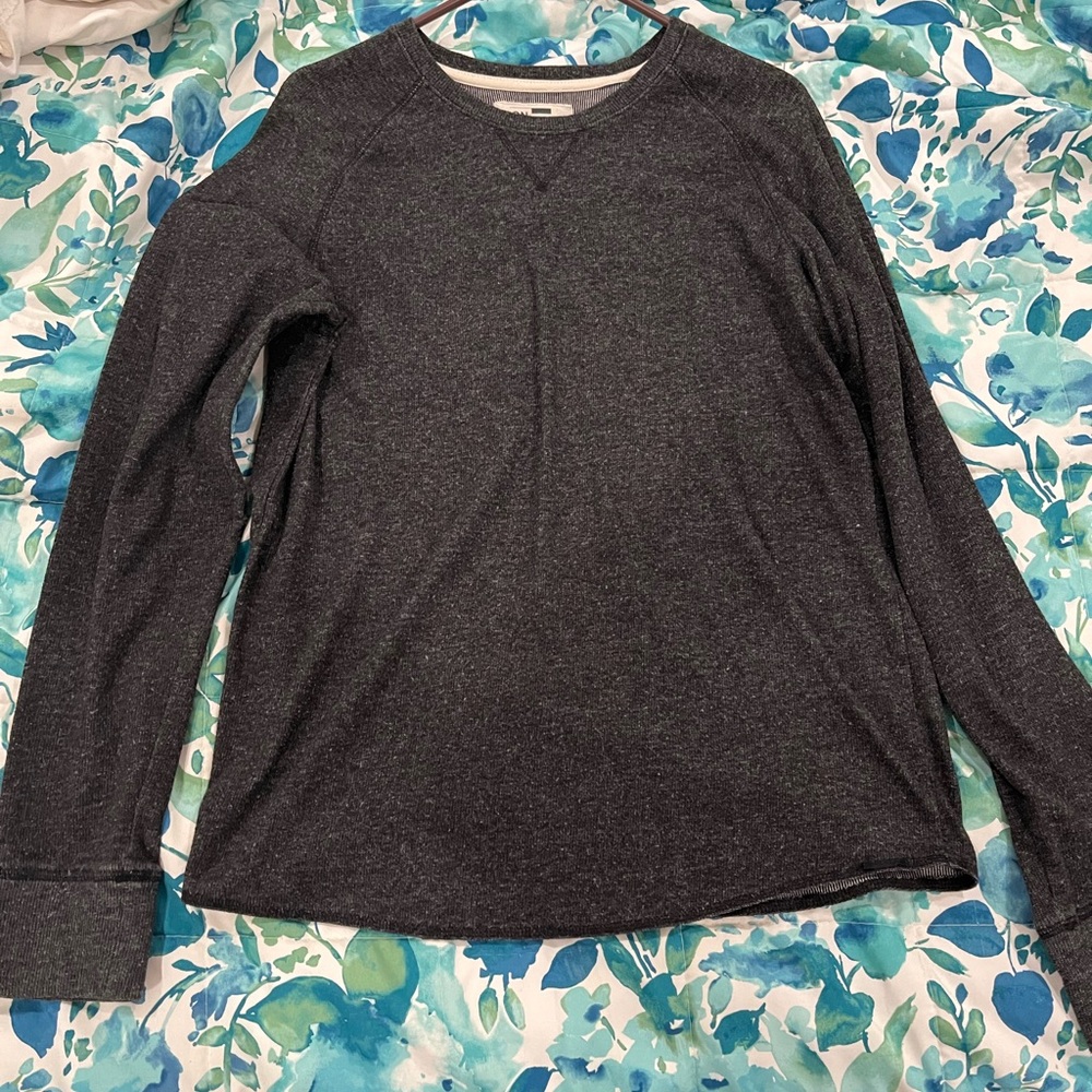 On the Byas Charcoal Striped Shirt